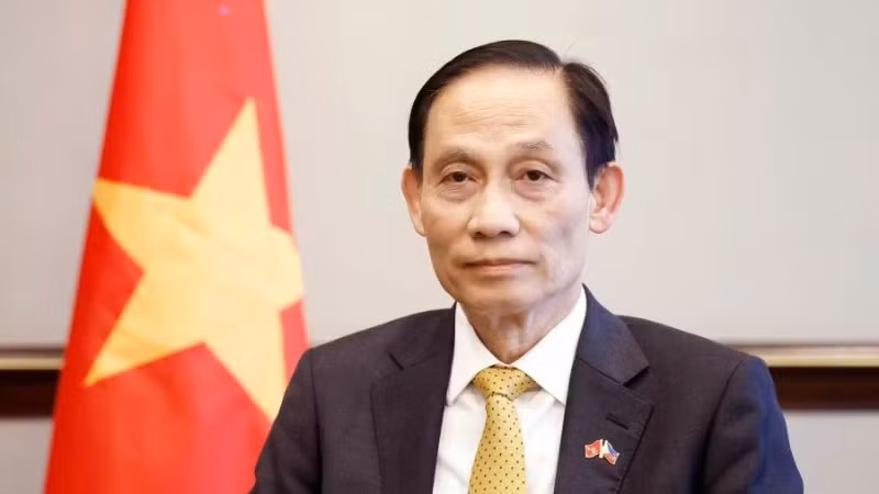 Ủy viên Bộ Chính trị, Bộ trưởng Ngoại giao Lê Hoài Trung. (Ảnh: Bộ Ngoại giao)