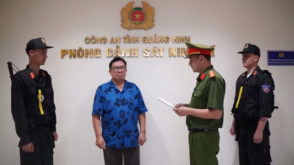 Khởi tố bị can đối với Vương Đức Lanh, Chủ tịch Hội đồng thành viên Công ty TNHH Việt Mỹ Hạ Long.