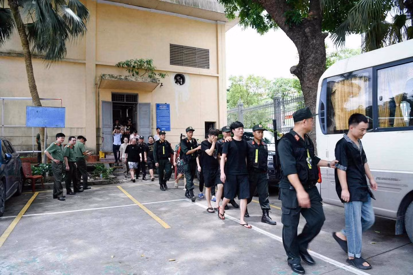 Công an tỉnh Phú Thọ đã kịp thời ngăn chặn đường dây lừa đảo trước khi hoạt động. Ảnh: Công an cung cấp
