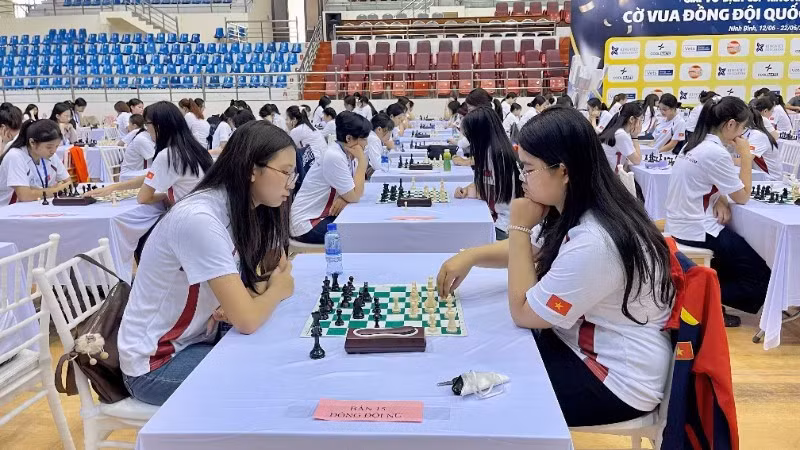 Các kỳ thủ tranh tài tại Giải vô địch cờ vua đồng đội quốc gia năm 2026.