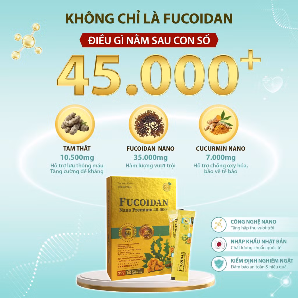 Fucoidan Nano Premium 45.000+ có tốt không?&nbsp; ảnh 1