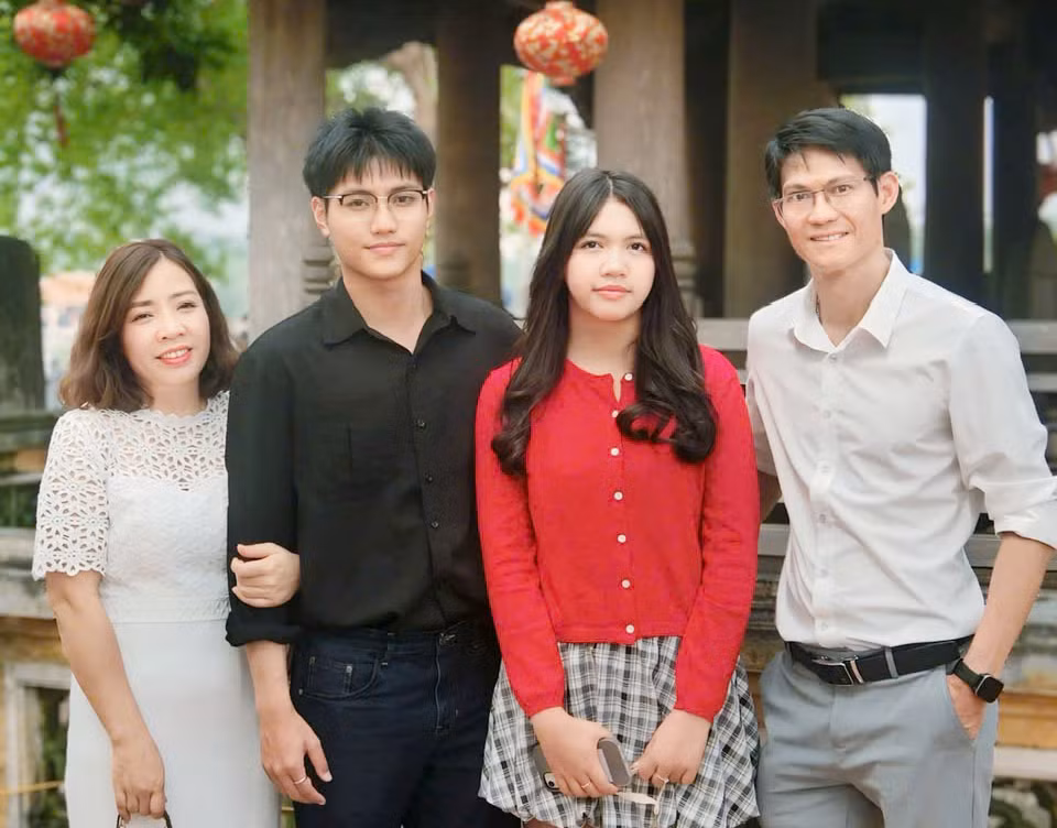 Gia đình chị Trang luôn dành thời gian