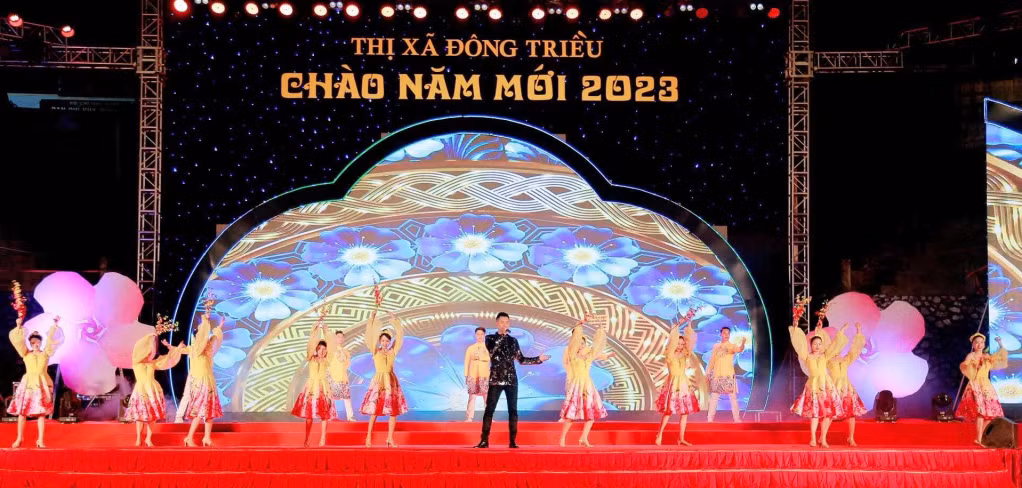 Chương trình tại TX Đông Triều. Ảnh: Thu Trang (CTV).