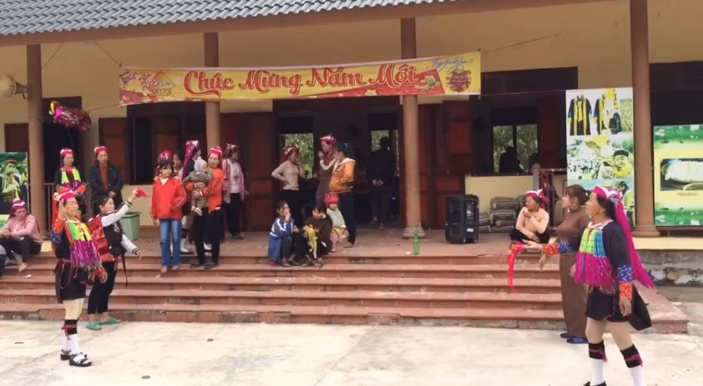 Ném Pao tại xã vùng cao Hà Lâu.