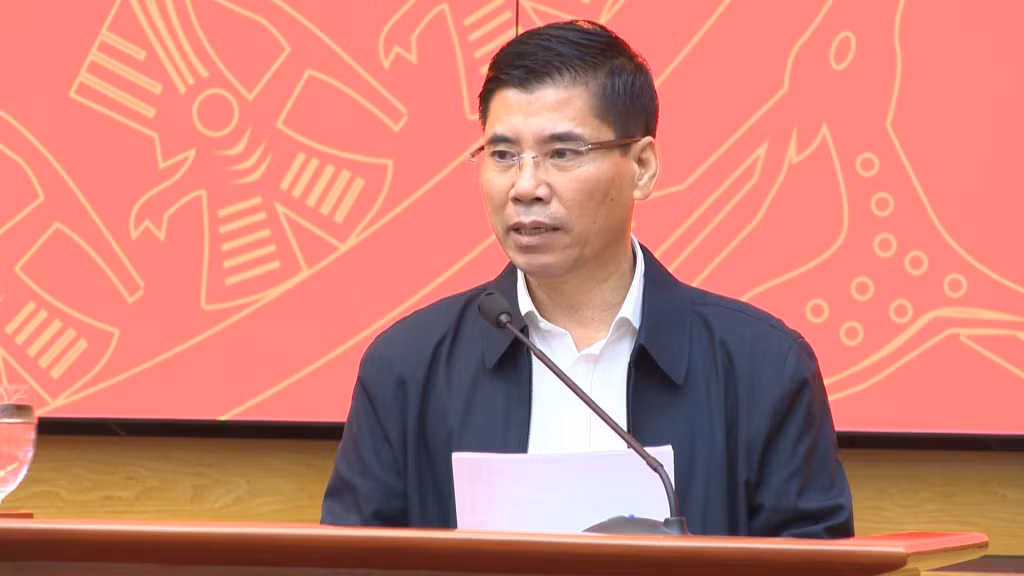 Đồng chí Trương Công Ngàn, Phó Trưởng ban Thường trực Ban Tuyên giáo Tỉnh ủy, định hướng công tác tuyên truyền thời gian tới.