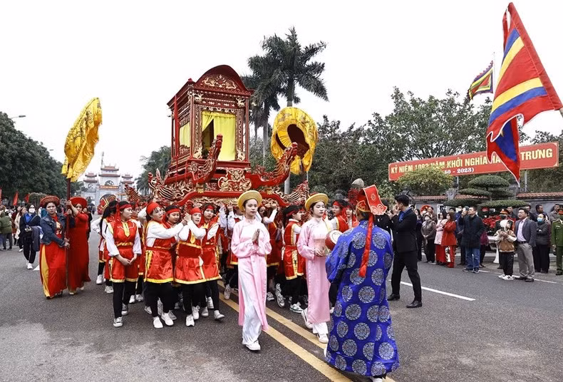 Lễ hội Đền Hai Bà Trưng xuân Quý Mão 2023.