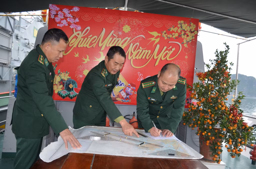 Hải đội 2 Biên phòng luôn sẵn sàng lực lượng, phương tiện khi có tình huống trong dịp Tết Cổ truyền