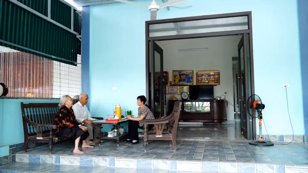 Hộ ông Vũ Văn Ngáp (khu Cẩm Hồng, phường Phương Nam, TP Uông Bí) thoát nghèo bền vững nhờ được hỗ trợ xây dựng nhà ở.