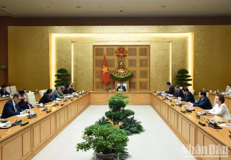 Quang cảnh buổi tiếp.