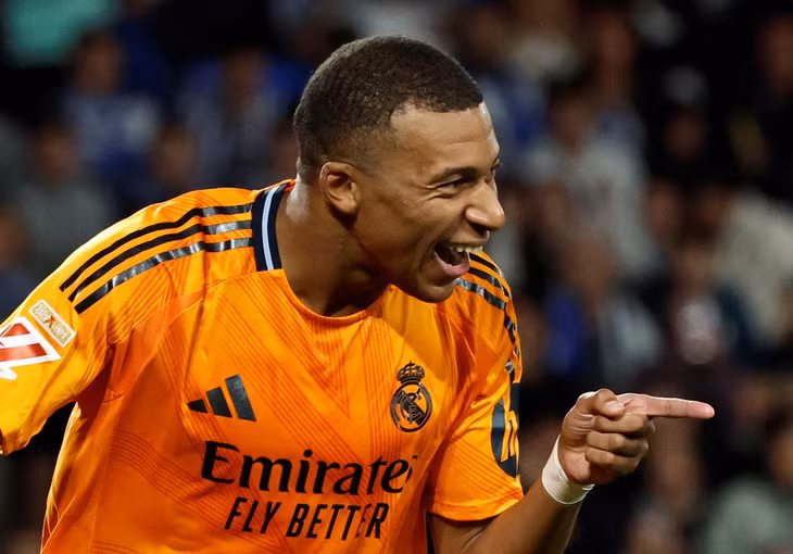 Mbappe ghi bàn thắng thứ ba cho Real Madrid - Ảnh Reuters