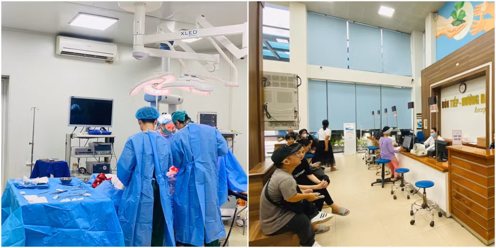 Các y bác sĩ Bệnh viện Sản Nhi Quảng Ninh túc trực 24/24 giờ để đảm bảo công tác cấp cứu, điều trị cho bệnh nhân.