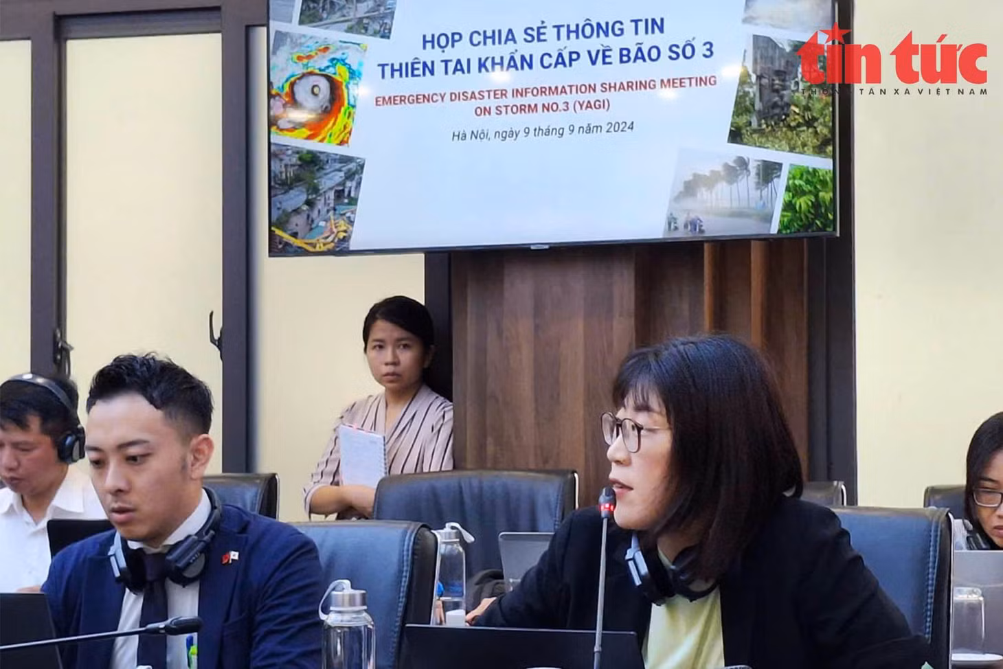 Đại diện các tổ chức quốc tế thảo luận về việc thành lập nhóm công tác đánh giá nhanh thiệt hại do cơn bão số 3 gây ra.