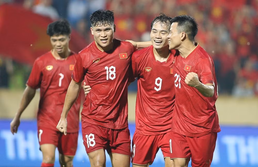 Tuyển Việt Nam tăng 2 bậc trên bảng xếp hạng FIFA tháng 9/2023. Ảnh: SN
