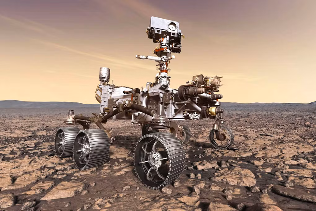 Xe tự hành của NASA trên sao Hỏa. (Ảnh: NASA/JPL-Caltech).