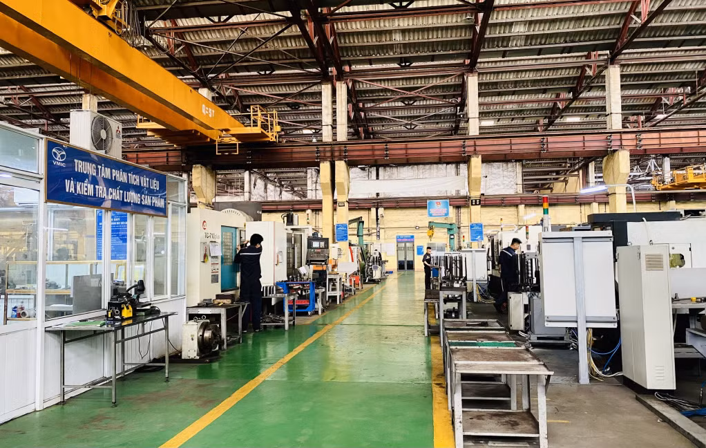 Xưởng sản xuất của Công ty CP Công nghiệp Ô tô được đầu tư nhiều máy móc hiện đại. (Ảnh CTV)