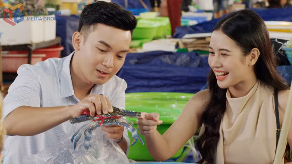 Cảnh phim góp phần quảng bá những sản vật của Quảng Ninh.