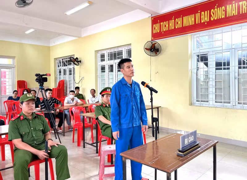 Bị cáo Hồ Minh Anh Quý tại phiên xét xử ngày 16/9.