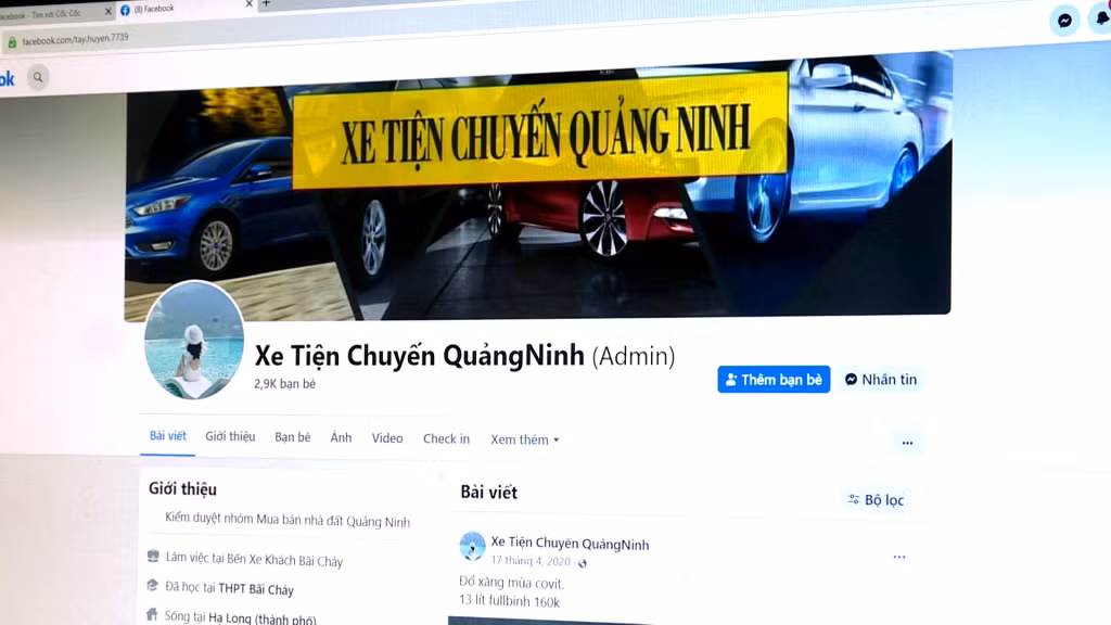 Nhiều doanh nghiệp vận tải không đăng ký kinh doanh, mà hoạt động dưới hình thức hội nhóm trên mạng xã hội như zalo, facebook…