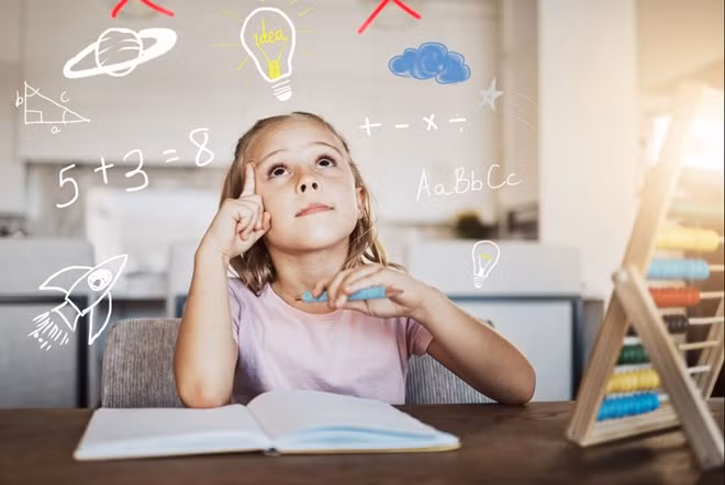 Dạy trẻ học cách tư duy logic và suy nghĩ thực tế để sớm đạt thành công trong tương lai. Ảnh: Pixabay
