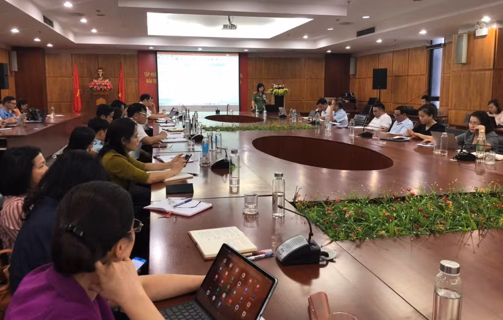 Quang cảnh hội nghị tập huấn.