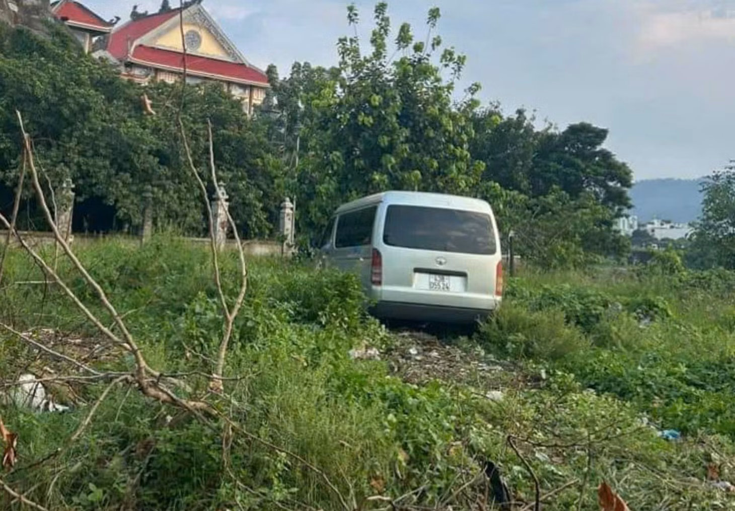 Ô tô mà tài xế S. điều khiển. Ảnh: C.A