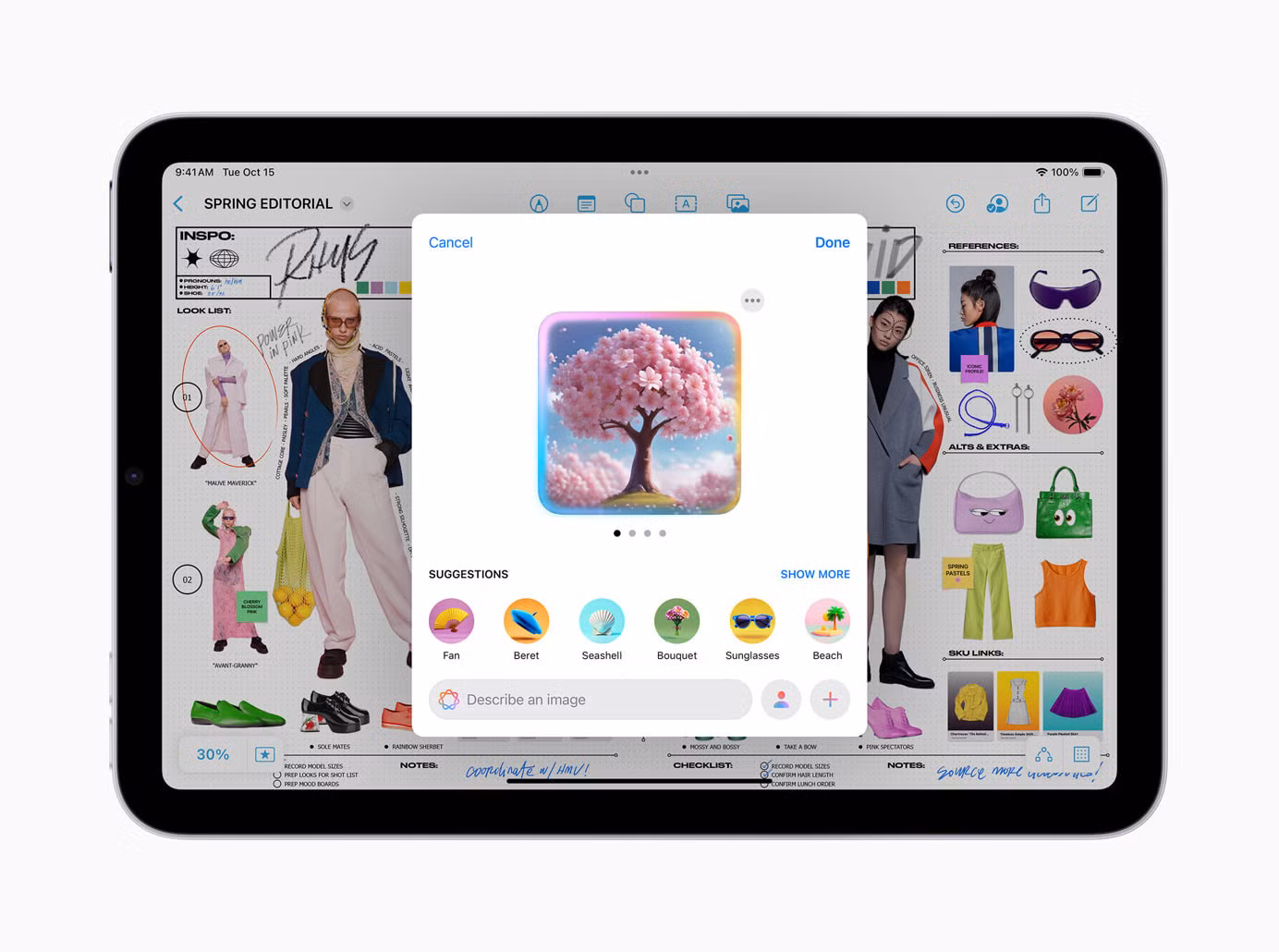 Tính năng tạo ảnh trên Apple Intelligence.