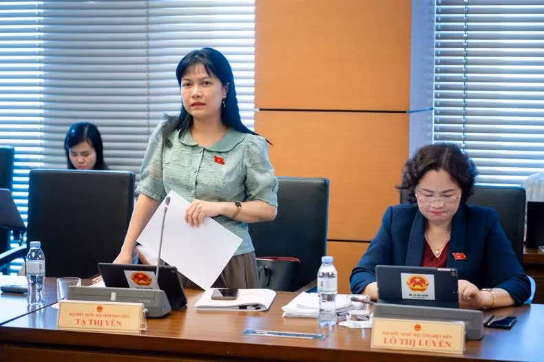 Đại biểu Tạ Thị Yên, Đoàn đại biểu Quốc hội tỉnh Điện Biên.