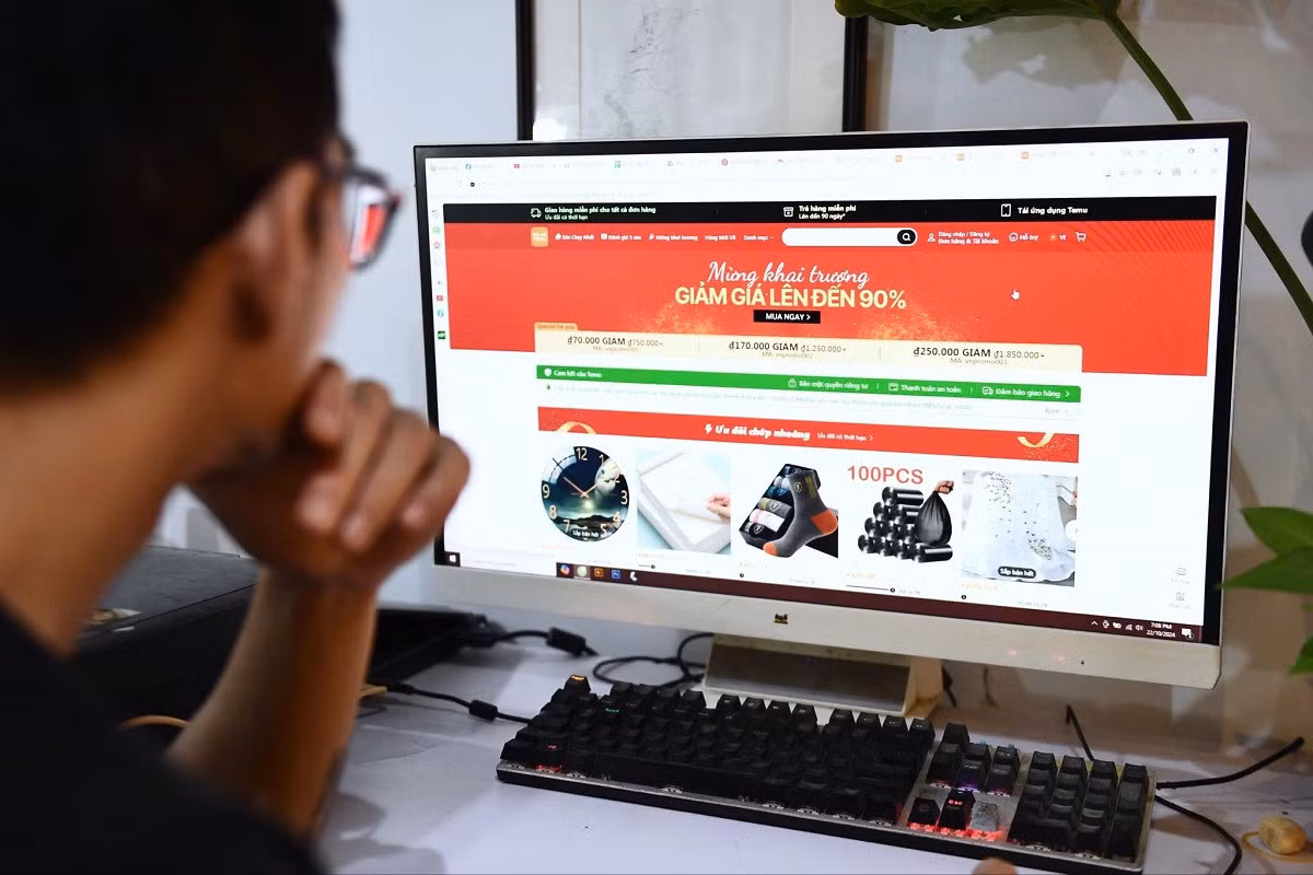 Sàn Temu rầm rộ bán hàng giá rẻ tại thị trường Việt Nam.