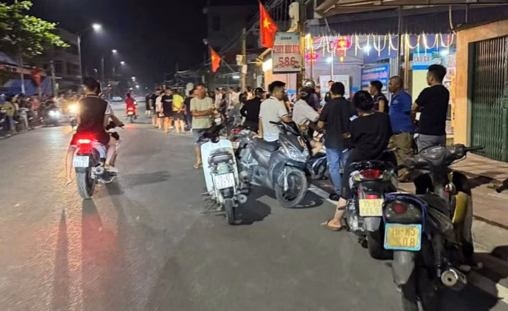 Khu vực gần hiện trường vụ việc đốt pháo nổ khiến một người tử vong.