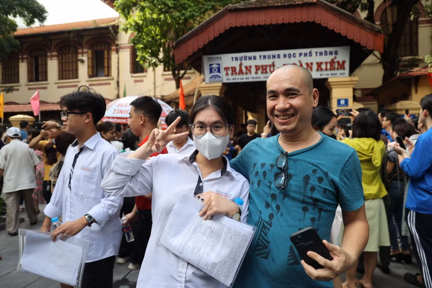 Thí sinh tham dự kỳ thi tốt nghiệp THPT 2024. Ảnh: Lê Phú/Báo Tin tức