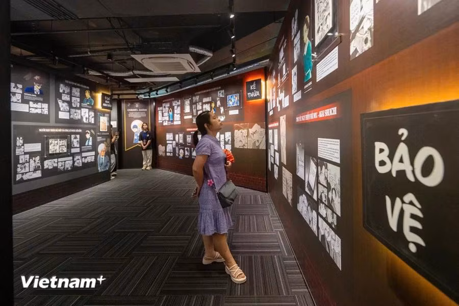 Trước đó, triển lãm đã diễn ra vào tháng 6/2024 tại Thành phố Hồ Chí Minh. Việt Nam là quốc gia đầu tiên trên thế giới tổ chức triển lãm bên ngoài Nhật Bản. (Ảnh: Minh Sơn/Vietnam+)