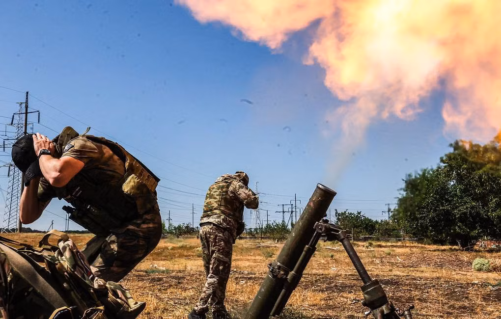 Binh sĩ Nga trong cuộc giao tranh với các lực lượng Ukraine ở Donbass. Ảnh: TASS