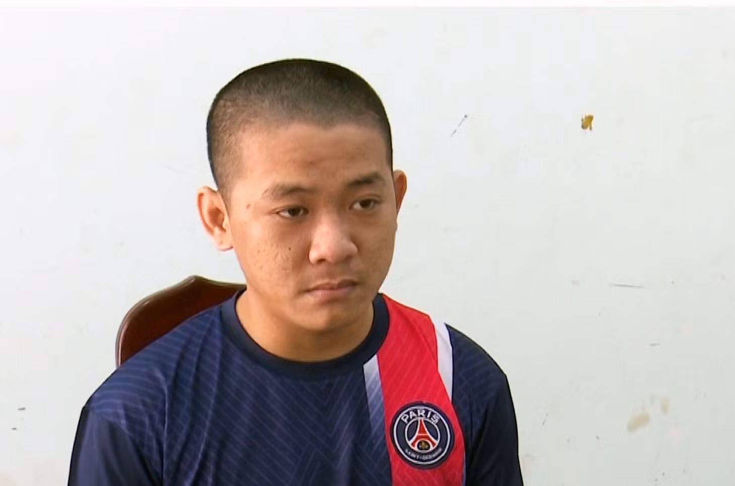 Đối tượng Nguyễn Trọng Nghĩa bị khởi tố, bắt tạm giam về tội Cố ý gây thương tích. Ảnh: Nghiêm Túc