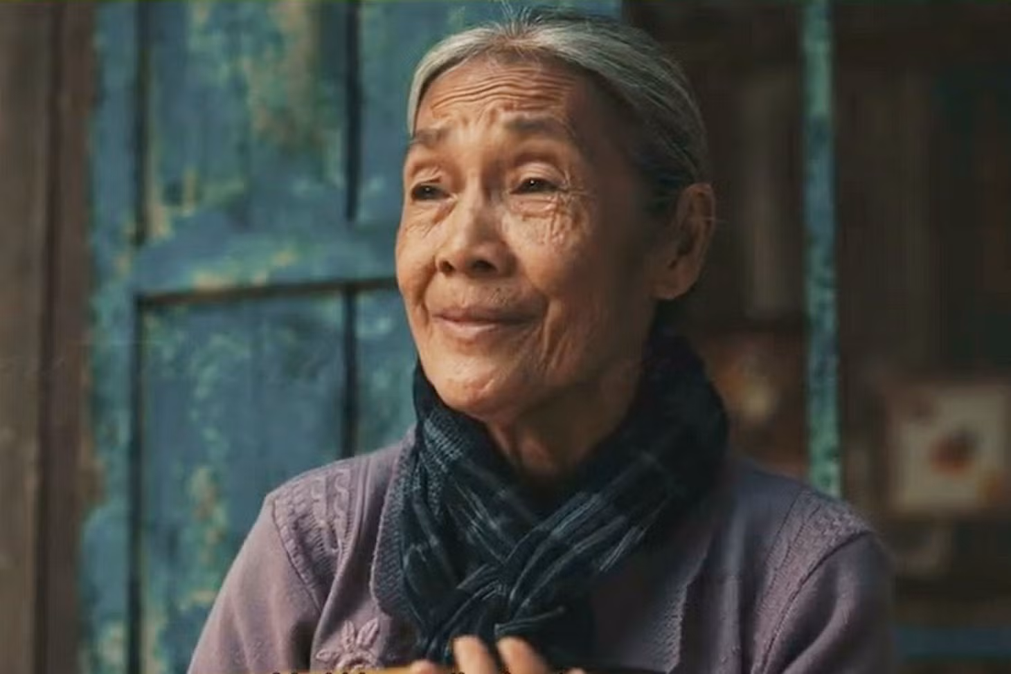 Tạo hình của diễn viên Thanh Hiền trong vai bà Hai.