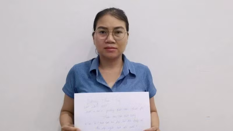 Bị can Dương Thanh Thủy.