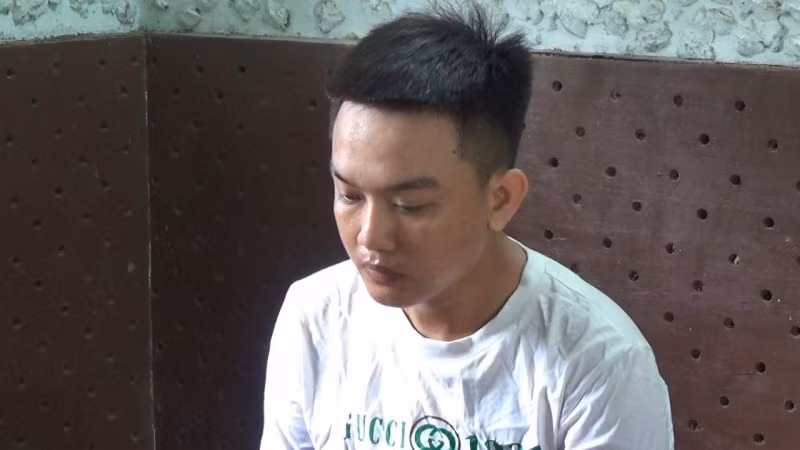 Hồ Văn Lập tại cơ quan điều tra.
