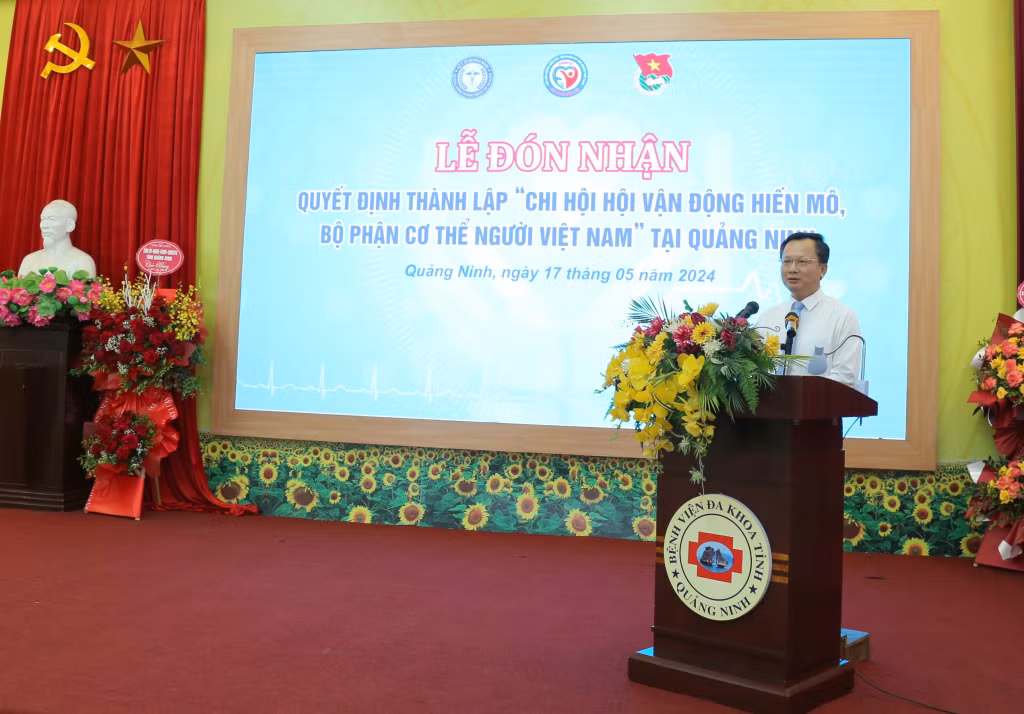 Đồng chí Cao Tường Huy, Phó Bí thư Tỉnh ủy, Chủ tịch UBND tỉnh, phát biểu tại chương trình.