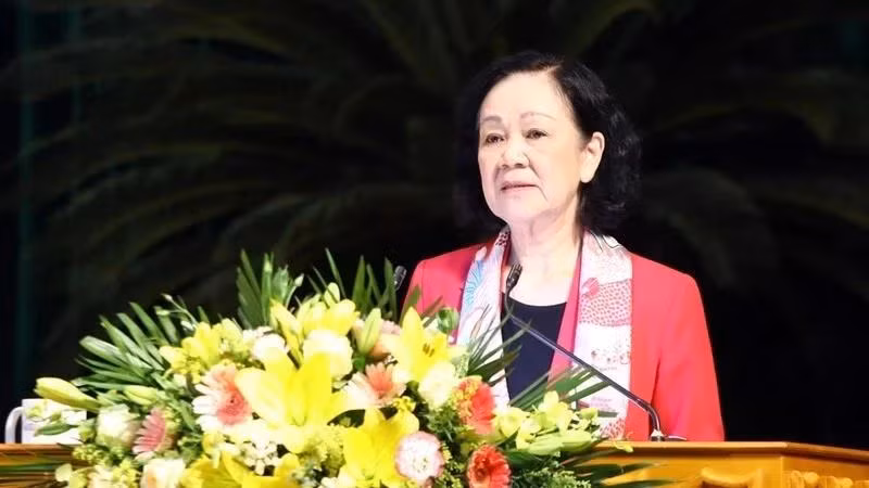 Đồng chí Trương Thị Mai.