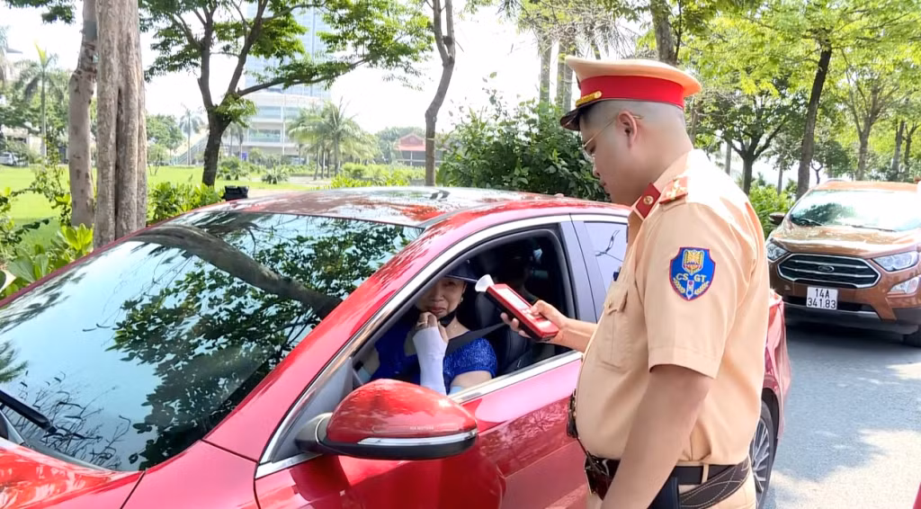 5 ngày nghỉ lễ, thông qua tuần tra kiểm soát, lực lượng chức năng đã xử lý 257 trường hợp lái xe vi phạm nồng độ cồn.