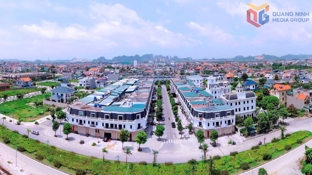 Phường Mạo Khê hiện đại nhìn từ trên cao. Ảnh: Lan Anh
