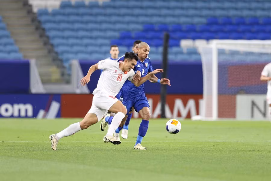 Nguyên Hoàng thi đấu tại giải U23 châu Á 2024. Ảnh: AFC
