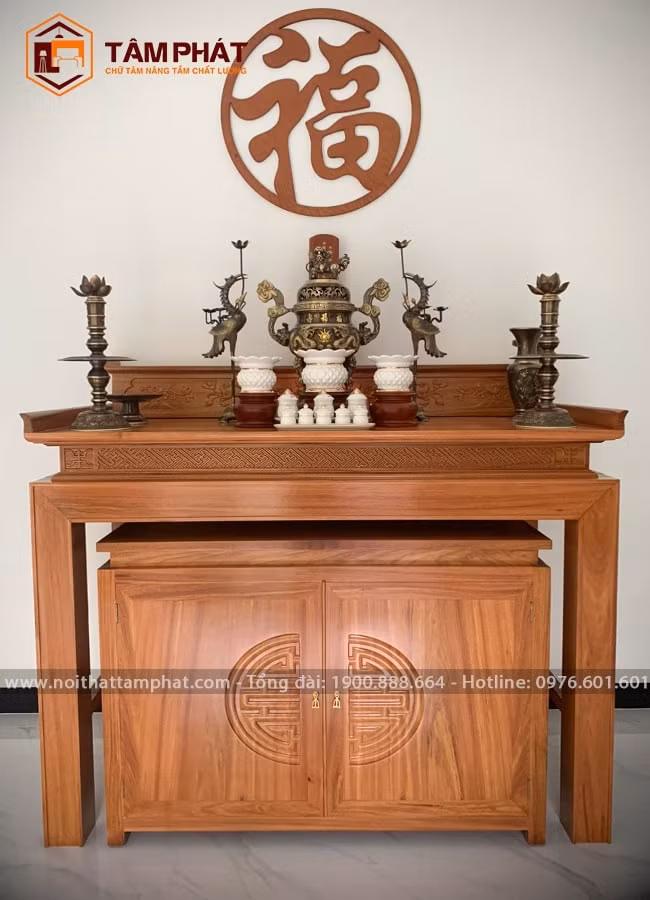 Top 5 mẫu bàn thờ gia tiên đẹp phù hợp mọi không gian ảnh 3