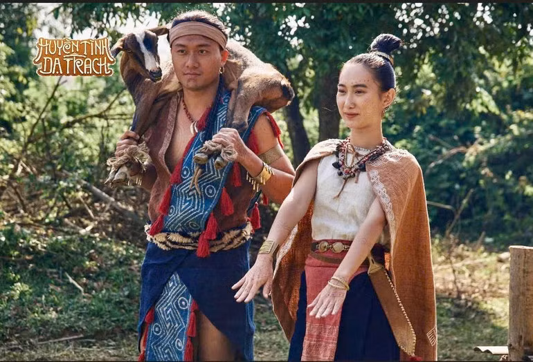 Một cảnh quay trong phim "Huyền tình Dạ Trạch".