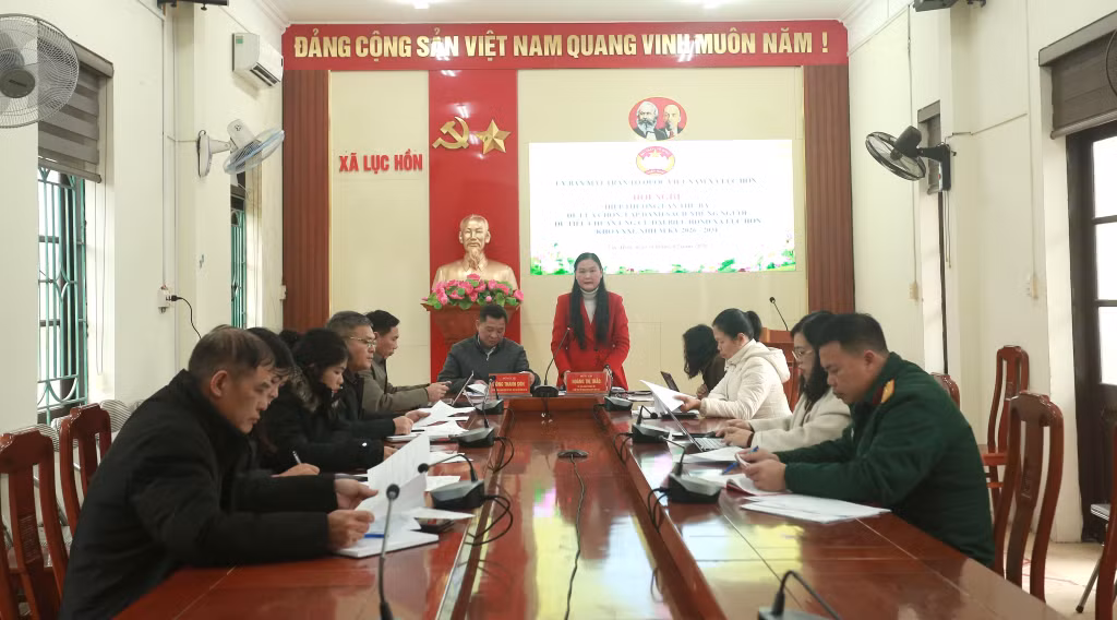 Hội nghị hiệp thương lần thứ ba xã Lục Hồn.