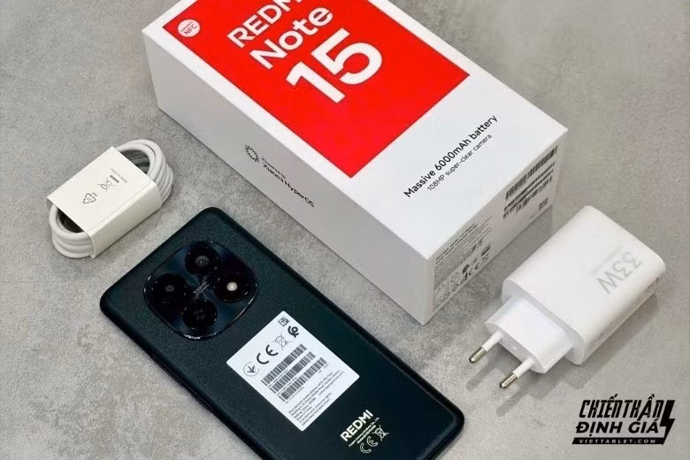 Dòng Redmi Note 15 có giá bán hấp dẫn dịp cận Tết 2026