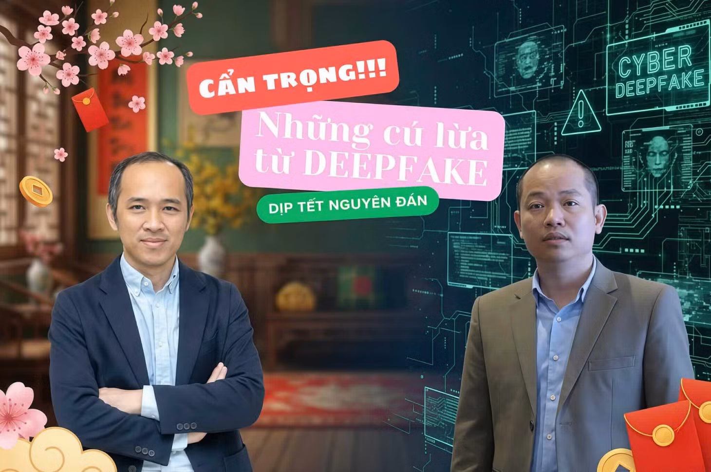 Các chuyên gia cho rằng, hiện nay công cụ lừa đảo dưới dạng Deepfake đang phát triển rất nhanh, trong khi nhận thức của người dùng vẫn còn hạn chế. Ảnh + Đồ họa: Hạo Thiên