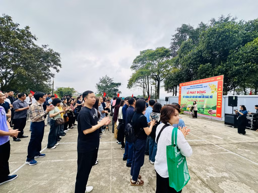 Quang cảnh Lễ phát động Tết trồng cây.