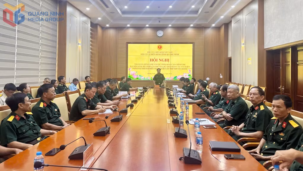 Hội CCB tỉnh tổ chức hội nghị tham gia đóng góp ý kiến vào dự thảo Báo cáo chính trị trình Đại hội Đảng bộ tỉnh lần thứ XVI. 