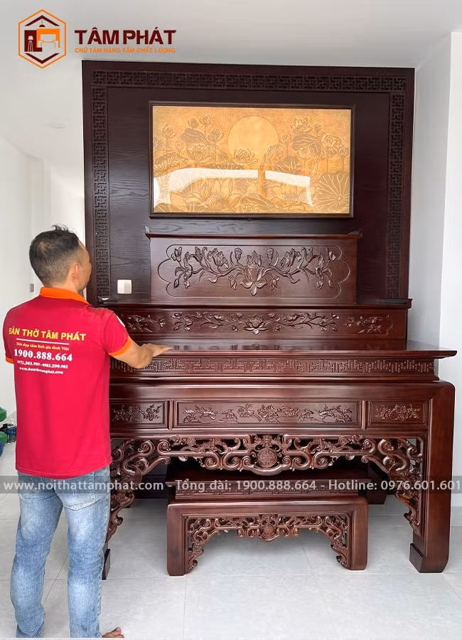 Top 5 mẫu bàn thờ gia tiên đẹp phù hợp mọi không gian ảnh 4