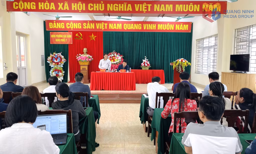Lãnh đạo phường Cao Xanh tổ chức đối thoại với các hộ dân liên quan đến Dự án khu dân cư tiếp giáp Khu đô thị mới Cao Xanh – Hà Khánh A.